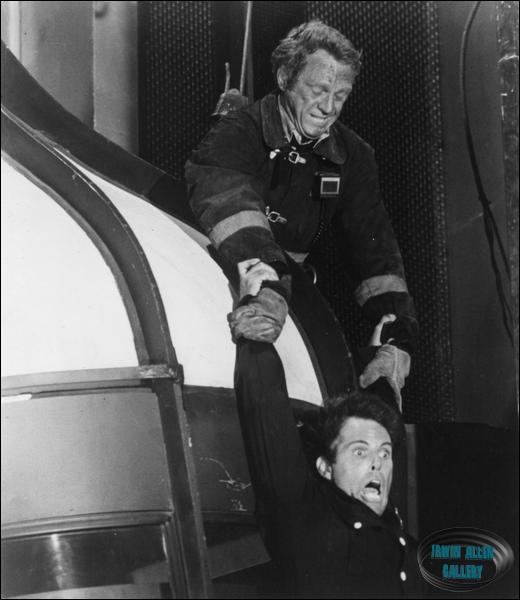 Steve McQueen clings to Ernie Orsatti