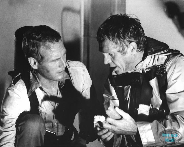 Paul Newman and Steve McQueen