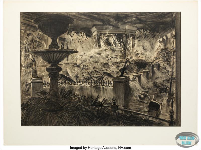 Concept Artwork of Flooded Promenade Room