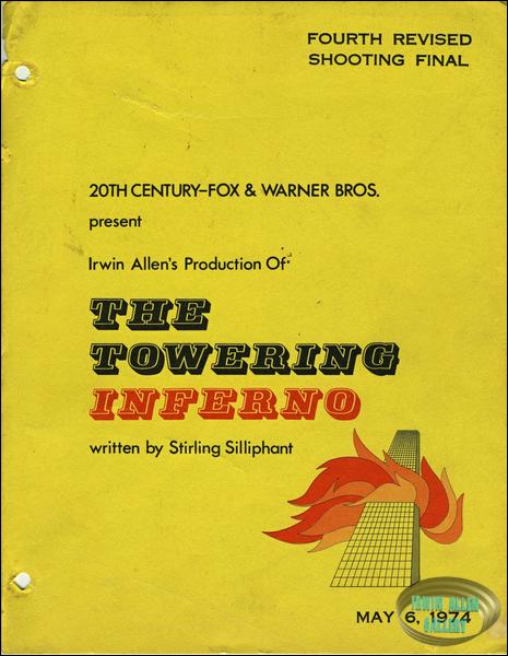 The Towering Inferno Script Cover