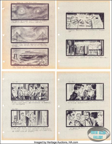 Towering Inferno Storyboards