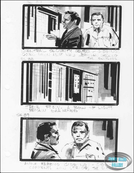 Scenes 87 to 89 - Jernigan checking switches