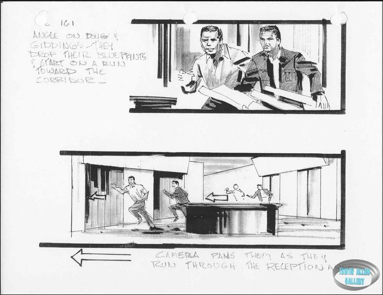 Scene 161 - Doug and Giddings run through reception