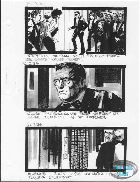 Scenes 235 to 236 - The elevator goes down