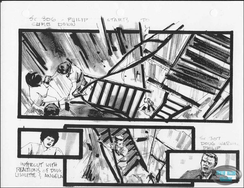 Scene 306 - Philip starts to climb down