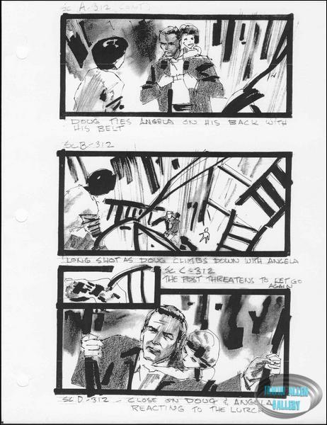 Scene 312 - Doug climbs down with Angela