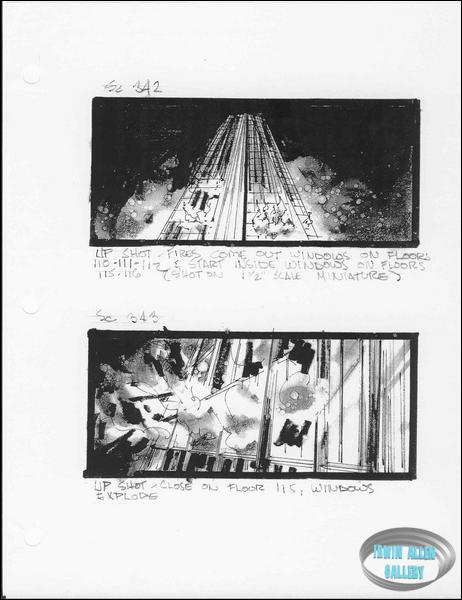 Scenes 342 to 343 - Fires on floors 110, 111, 112, 115, 116