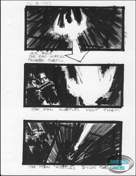 Scene 359 - Man hurtles down shaft