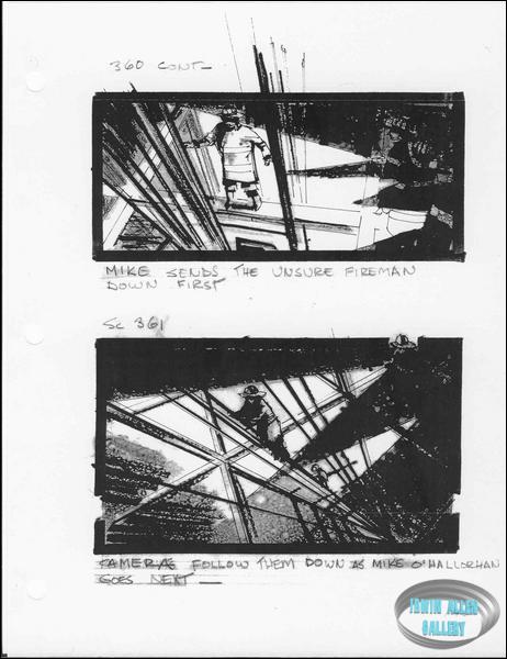 Scenes 360 to 361 - Climb down shaft