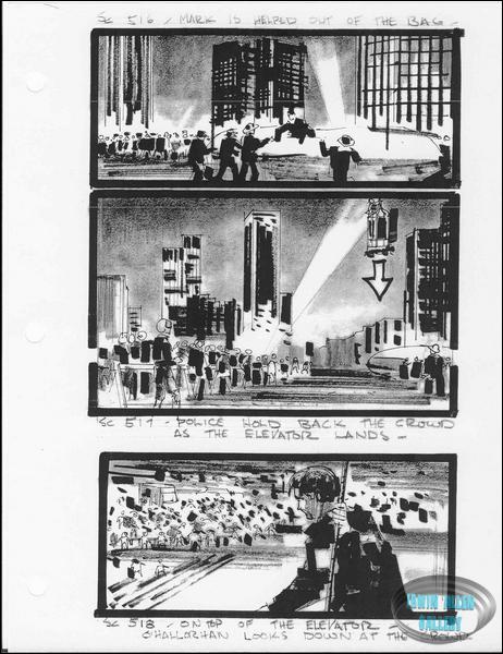 Scenes 516 to 518 - Elevator lands