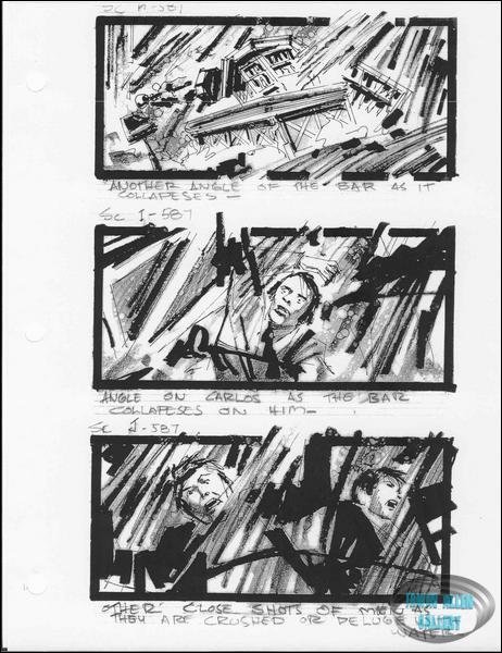 Scene 587 - Bar collapses on Carlos
