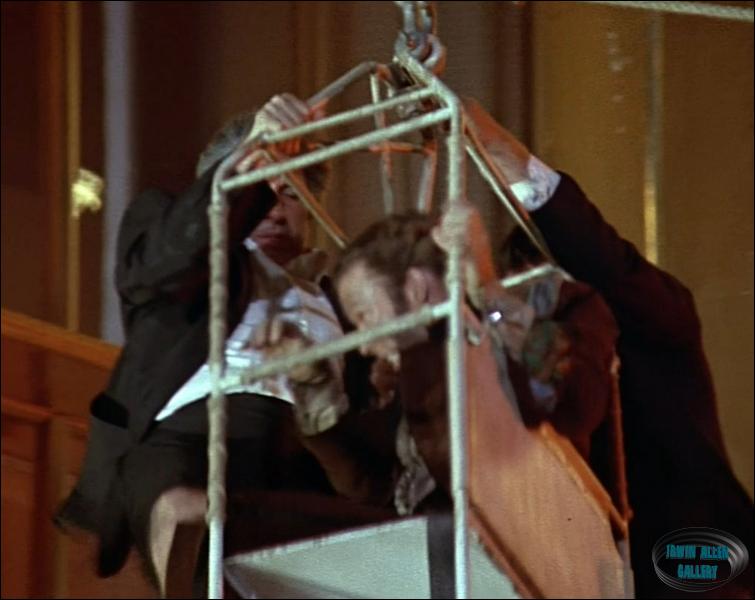 Jack Krupnick on bosun's chair