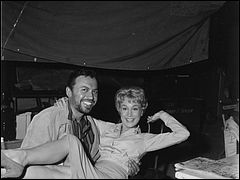 Michael Ansara and Barbara Eden