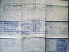 Lower Deck set layout blueprint, sheet 1 of 2