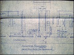 Lower Deck set layout blueprint, sheet 1 of 2