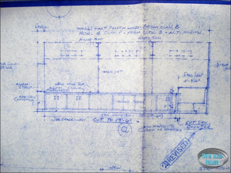Lower Deck set layout blueprint, sheet 2 of 2