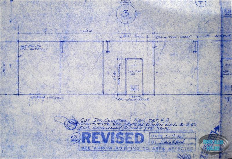 Lower Deck set layout blueprint, sheet 2 of 2