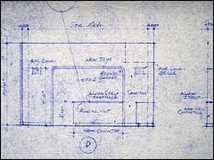 Lower Deck set layout blueprint, sheet 2 of 2