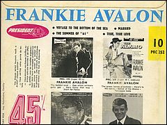 French 45rpm single record back