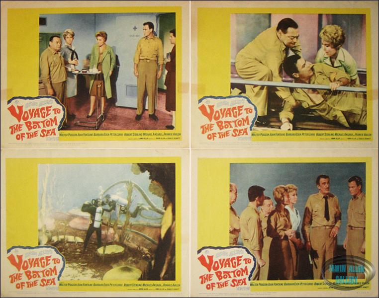 Four Lobby Cards from Voyage Movie