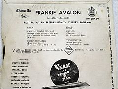 Spanish Chancellor 45rpm Record Back