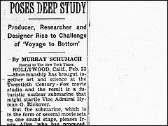 Submarine Film Poses Deep Study - Part 1