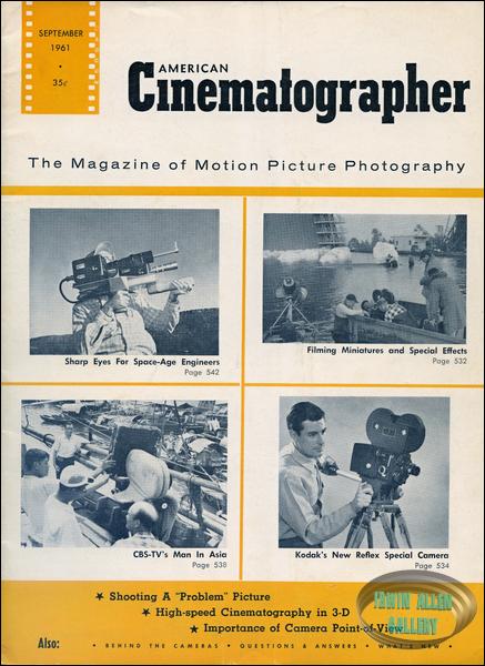 American Cinematographer September 1961