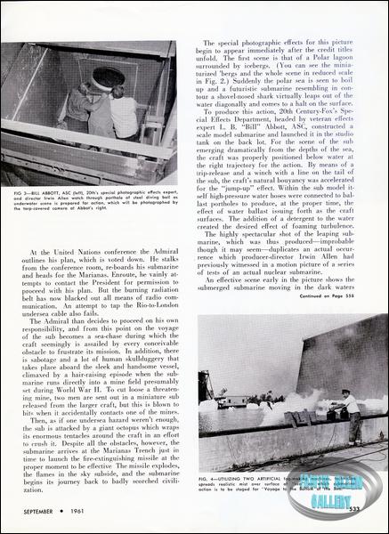 American Cinematographer September 1961