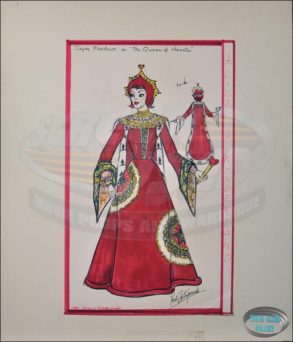 Queen of Hearts Costume (Jayne Meadows)