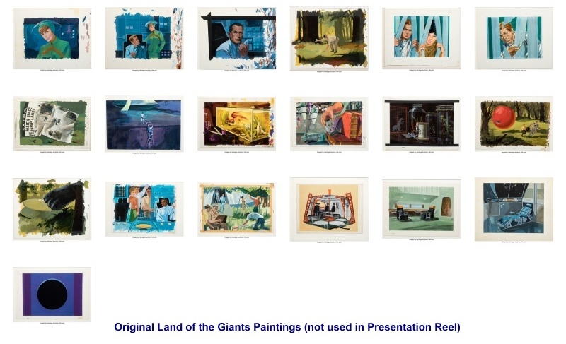 Original Land of the Giants Paintings