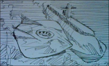 Voyage to the Bottom of the Sea Drawing