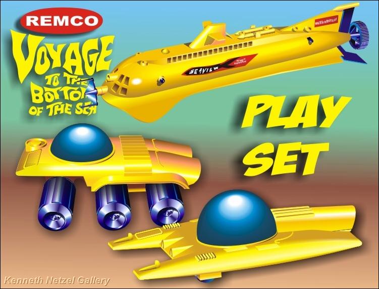 Voyage to the Bottom of the Sea Remco Playset