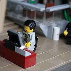Lego Tower Office Reception