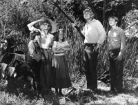 Eric Olson, Pat Delaney, Helen Hunt, Martin Milner and Willie Aames