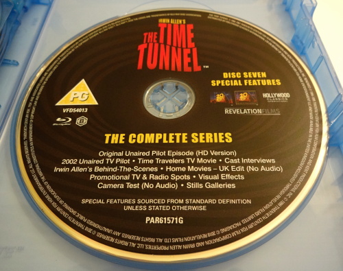The Time Tunnel UK Blu-Ray Set Disc Seven 