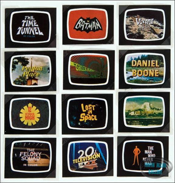 Set of 20th Century Fox 1967 Publicity Stickers