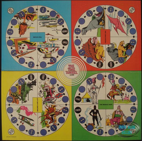 Ideal Time Tunnel Board Game