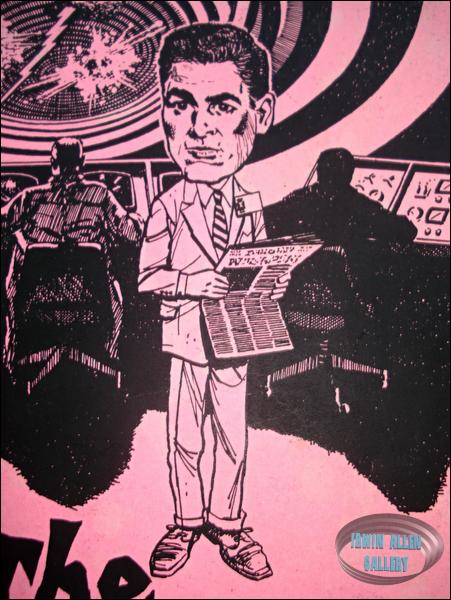 Time Tunnel Press Kit Folder Art by Stan Dunlap