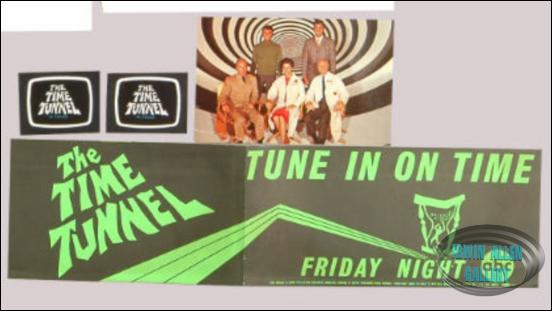 The Time Tunnel Press Kit Stickers and Card