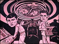 Time Tunnel Press Kit Folder Art by Stan Dunlap