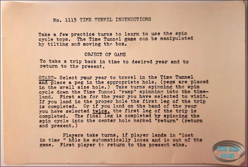 The Time Tunnel Spin-to-Win Instructions