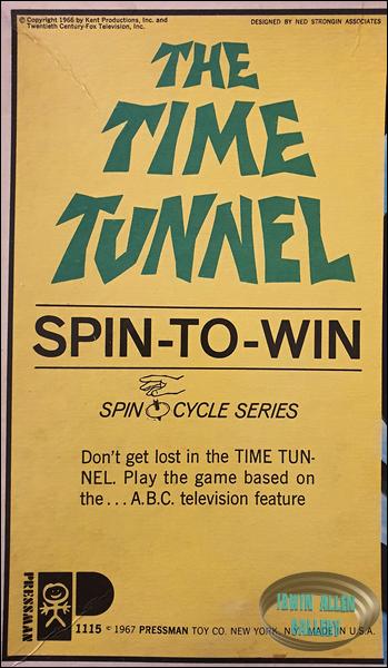 Time Tunnel Pressman Spin-To-Win Game