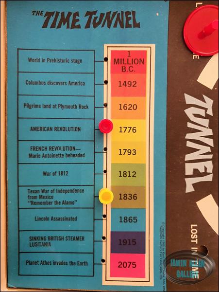 Time Tunnel Spin-To-Win Game Board