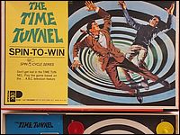Time Tunnel Spin-To-Win Game Box and Board