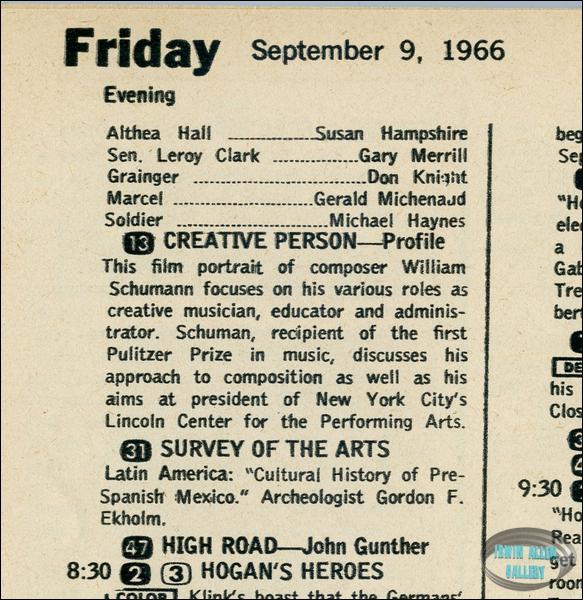 TV Guide 3-9 September 1966
