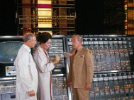 John Zaremba, Lee Meriwether, Whit Bissell "The Time Tunnel" John Zaremba, Lee Meriwether, Whit Bissell