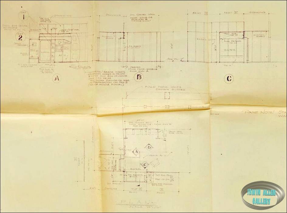 Admiral Nelson's Cabin in Pilot Episode