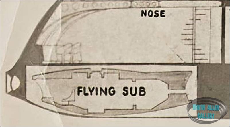 Seaview Blueprint Flying Sub Bay