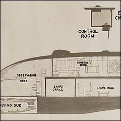 Seaview Blueprint Nose and Control Room