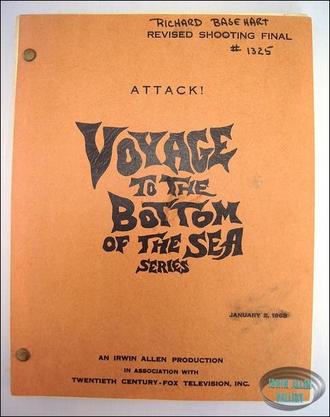 Richard Basehart Script for Attack